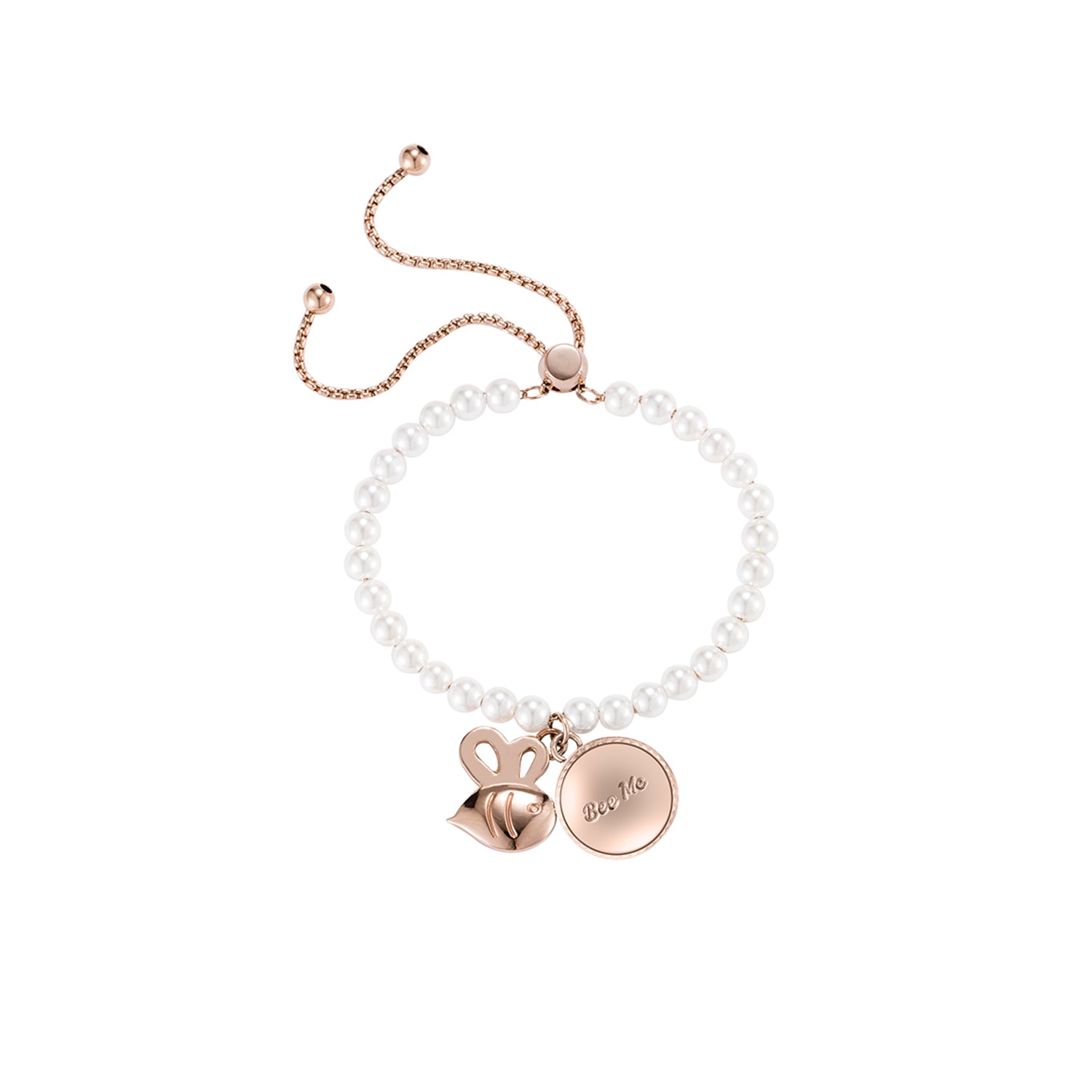 Armband Perivale Bee Pearl in Roségold