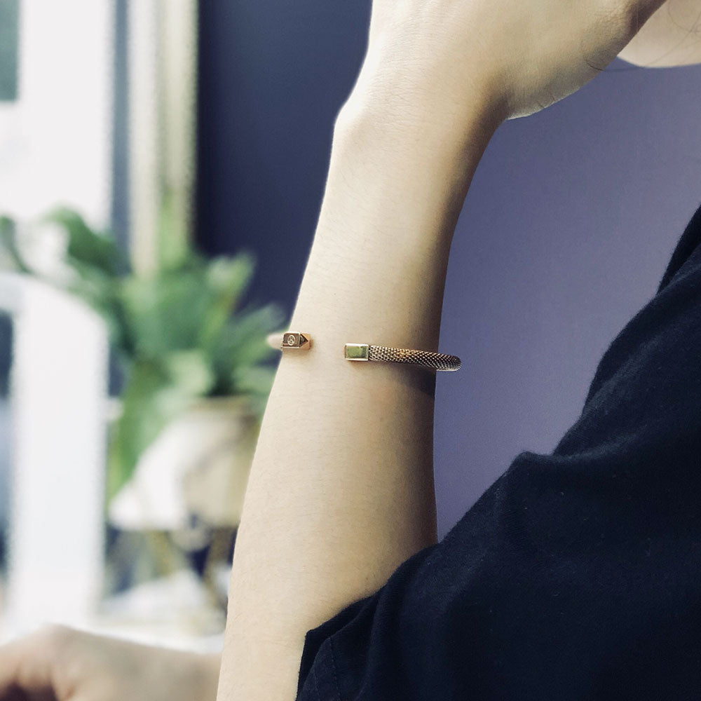 Victoria Hyde, VH80043F, Colindale Rope, Armreif, Schmuck, Gold, Modelbild-1