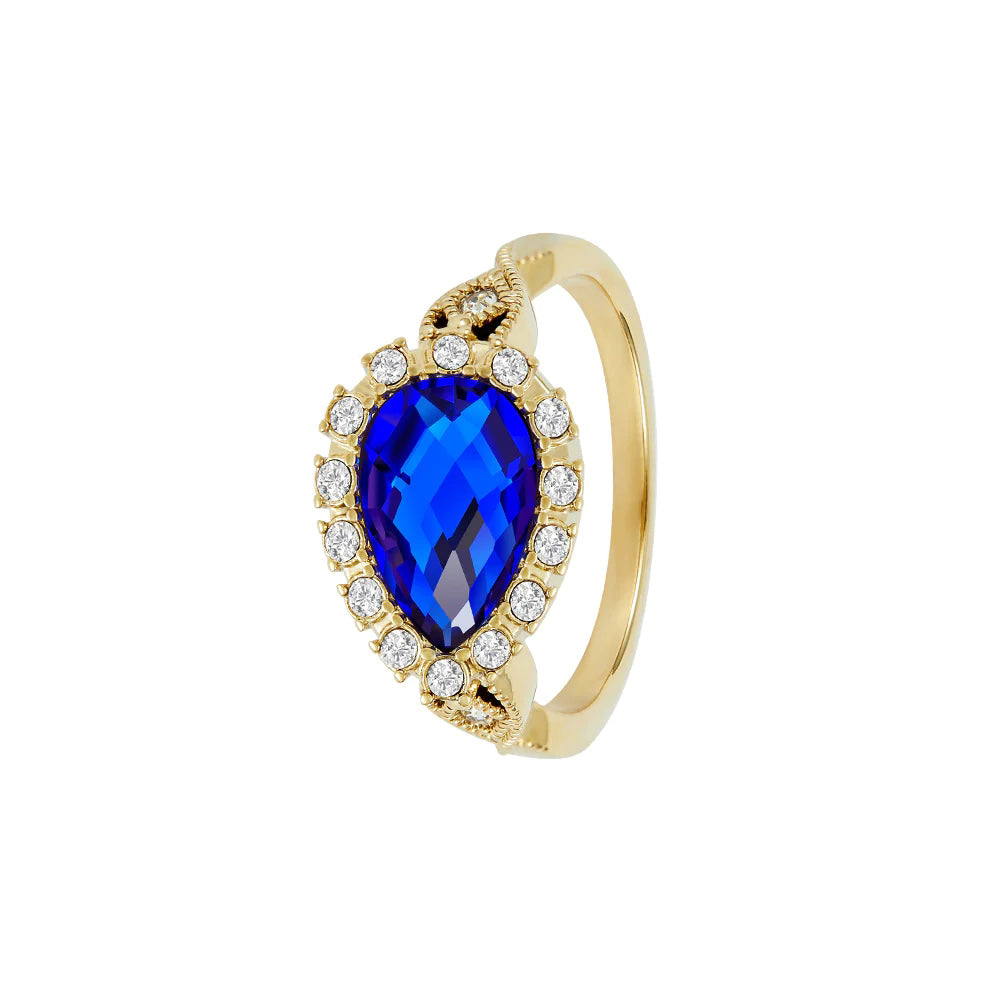 Victoria Hyde, VH80078F, Ring Princess's Water Drop, Ring, Schmuck, Gold, Vorderansicht