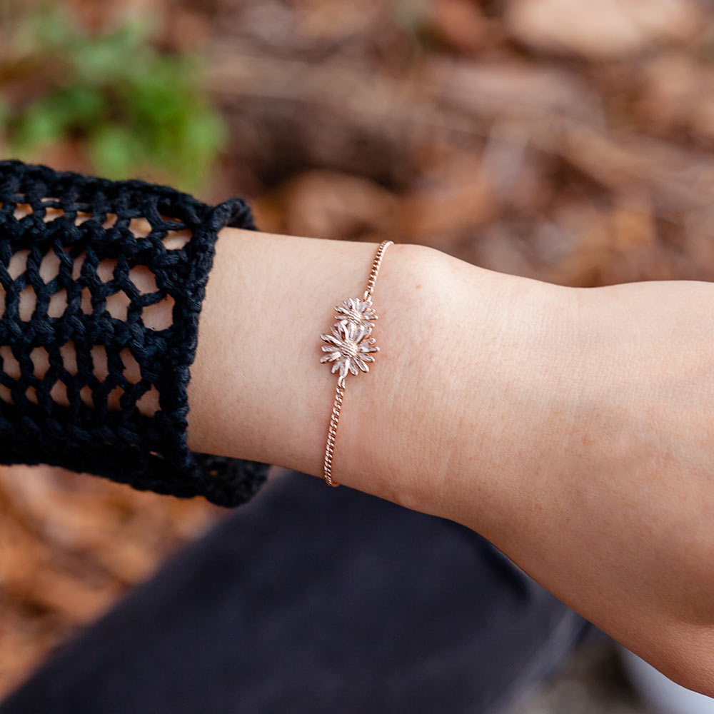 Victoria Hyde, VH82004F, Maida Vale Daisy, Armband, Rosegold, Modelbild-1