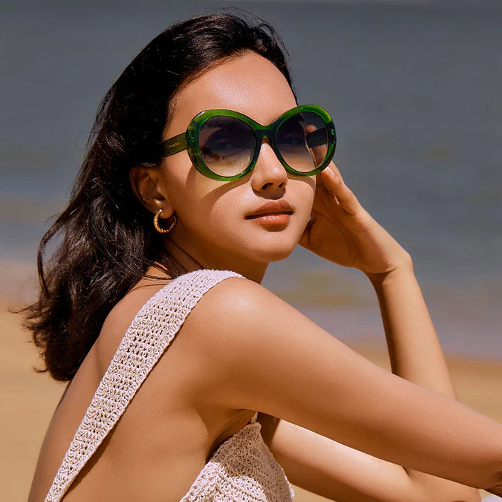 Victoria Hyde, VH90016F, Tobe, Sonnenbrille, Grün, Modelbild-1