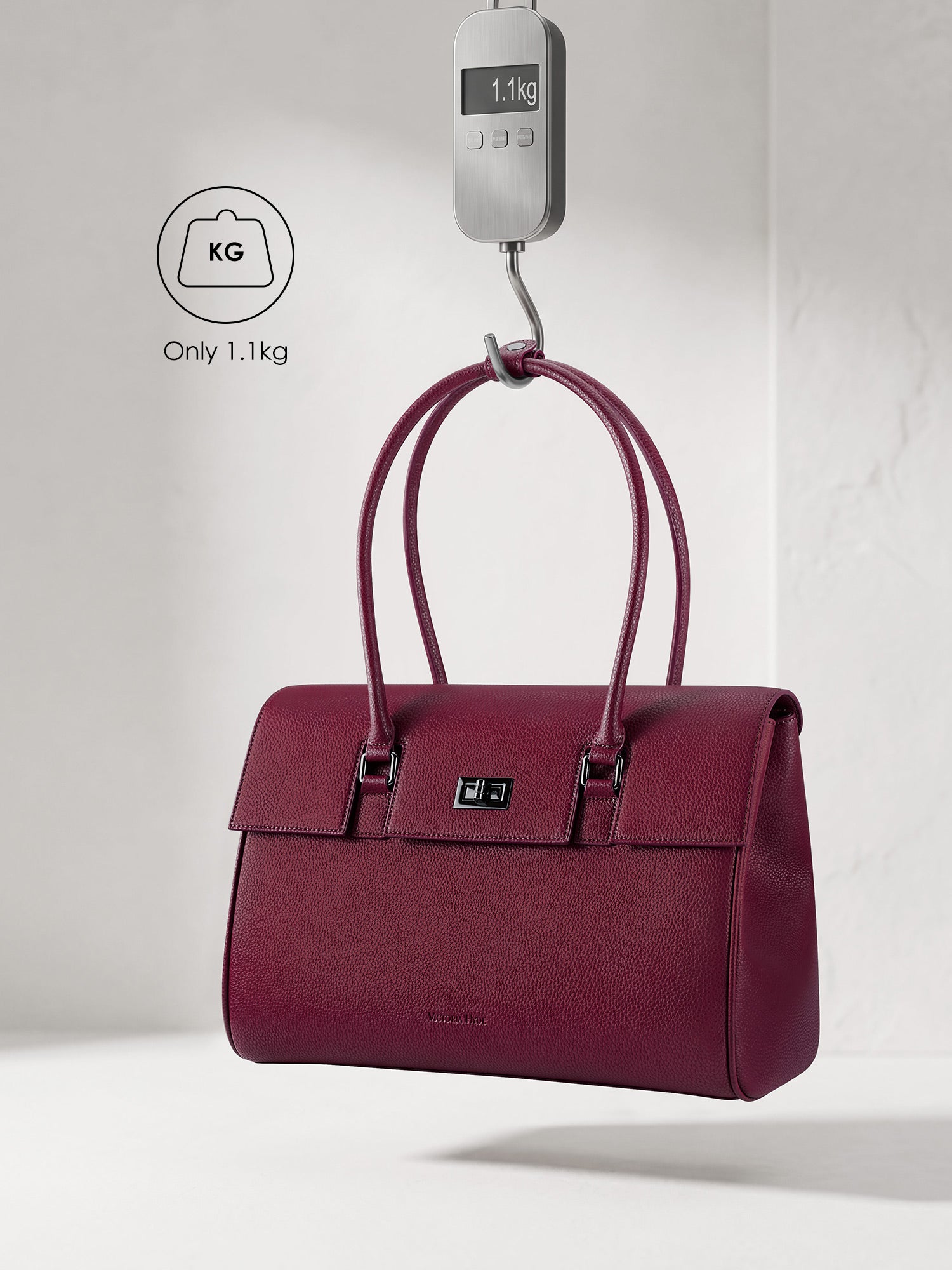 Business Laptop Tasche Jolene groß Weinrot | Für Laptops bis 15