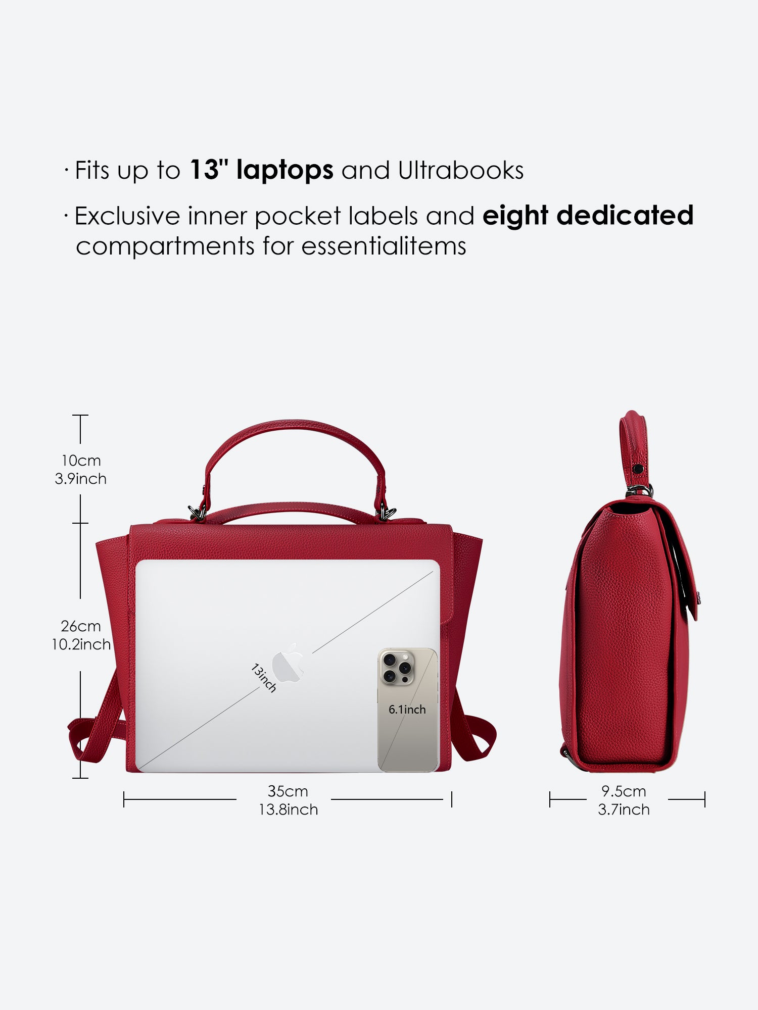 Backpack with removable strap