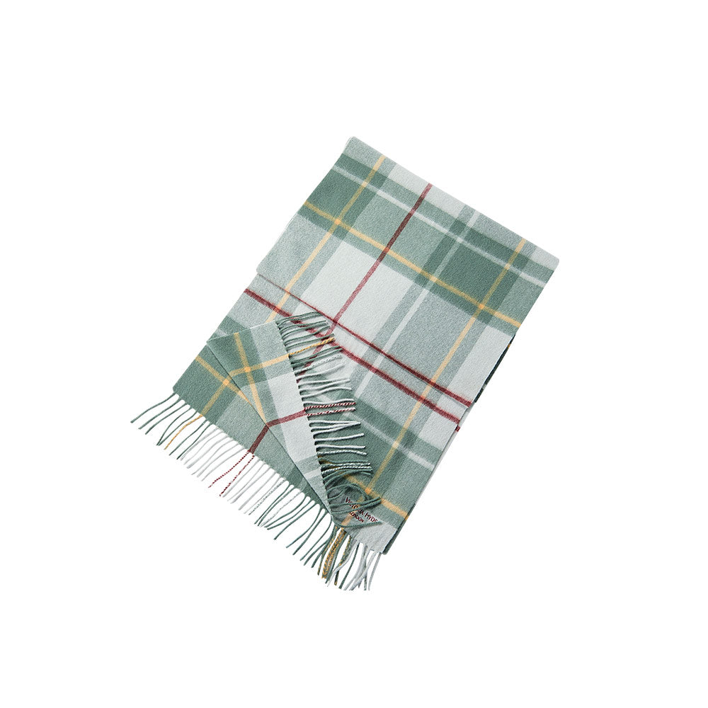 Victoria Hyde Sylvia green lambswool scarf – 196x41 cm including tassels, soft warm breathable, elegant winter accessory for women, 0.2 kg.
