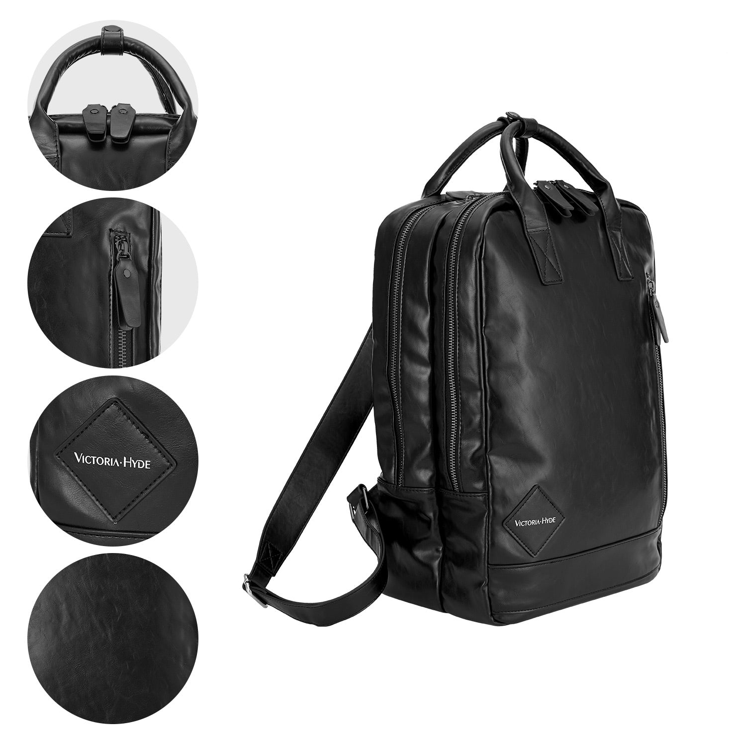Backpack Cowboy in Black – Victoria Hyde London