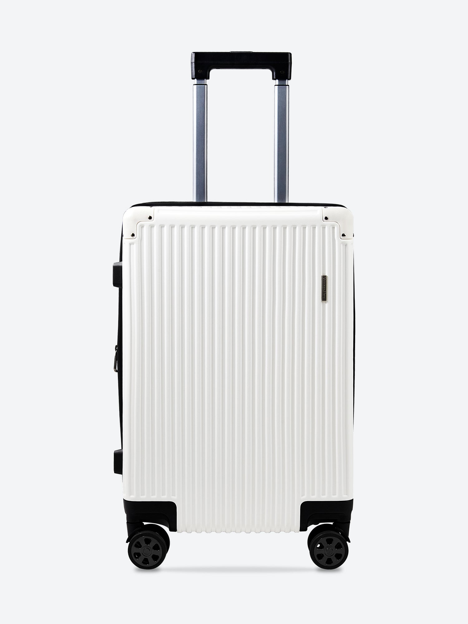 Victoria Hyde Dexter Trolley black polycarbonate suitcase – compact carry-on with TSA lock, durable lightweight shell, stylish travel luggage.