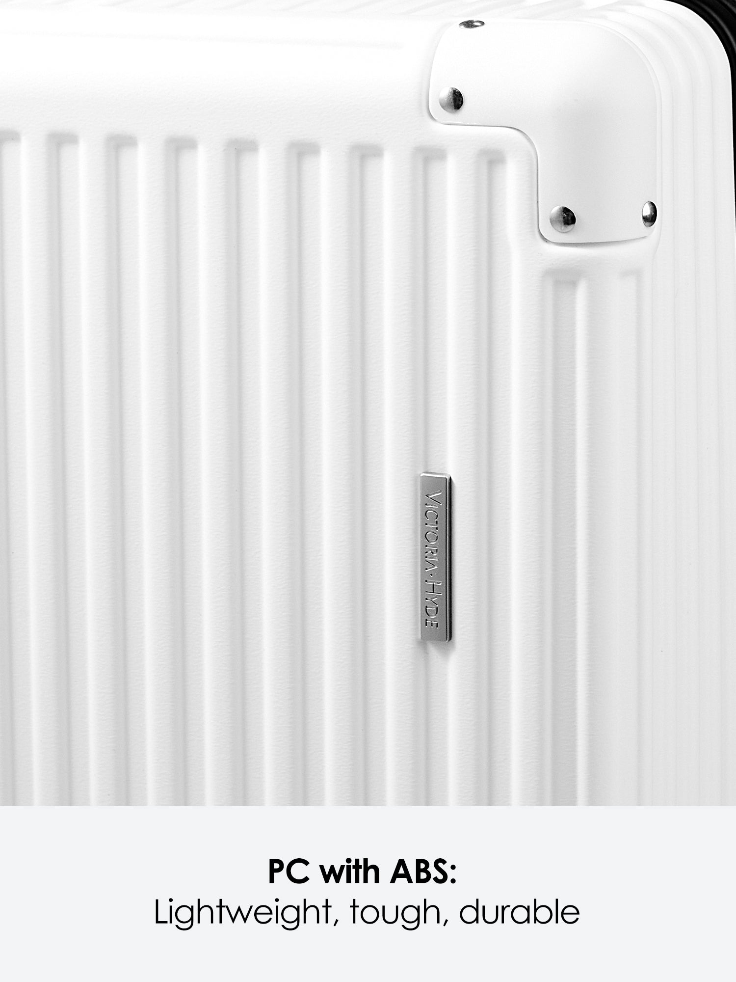 Victoria Hyde Dexter Trolley black polycarbonate suitcase – compact carry-on with TSA lock, durable lightweight shell, stylish travel luggage.