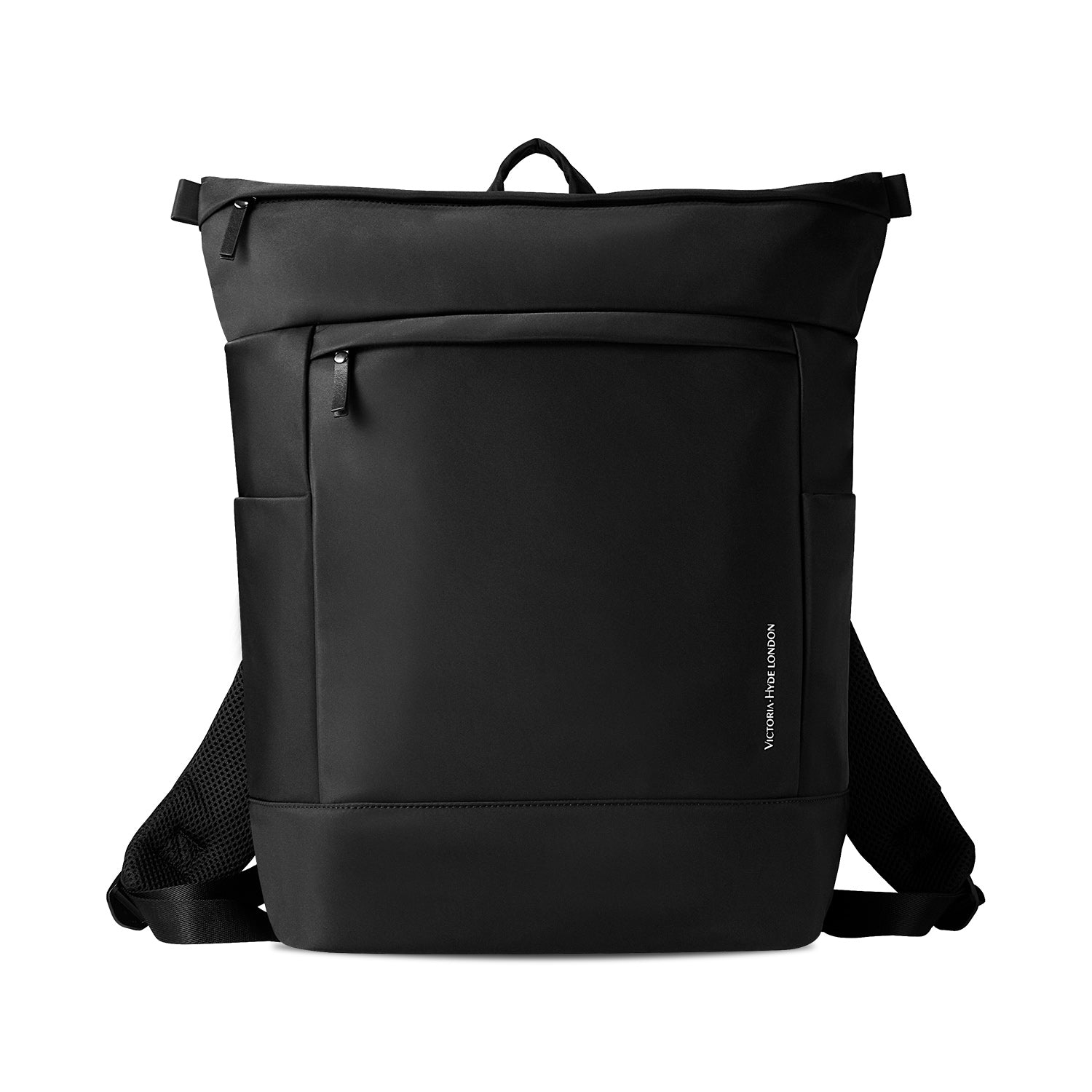 Victoria Hyde Wendy unisex work backpack, nylon with silk lining, laptop compartment, spacious and elegant for commuters and professionals.
