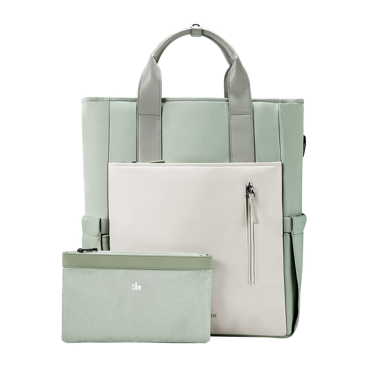 Victoria Hyde London Lake work backpack – laptop compartment (15”), USB port, polyester, Shandong silk lining, elegant commuter bag.