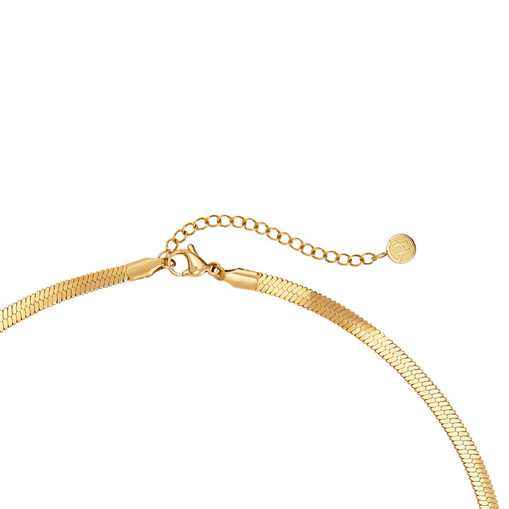 Victoria Hyde, Halskette, VH80091F, Lamia, Light Gold, Verschluss;Victoria Hyde Lamia light gold snake necklace – stainless steel, 400mm+50mm adjustable length, elegant and modern design for daily wear.