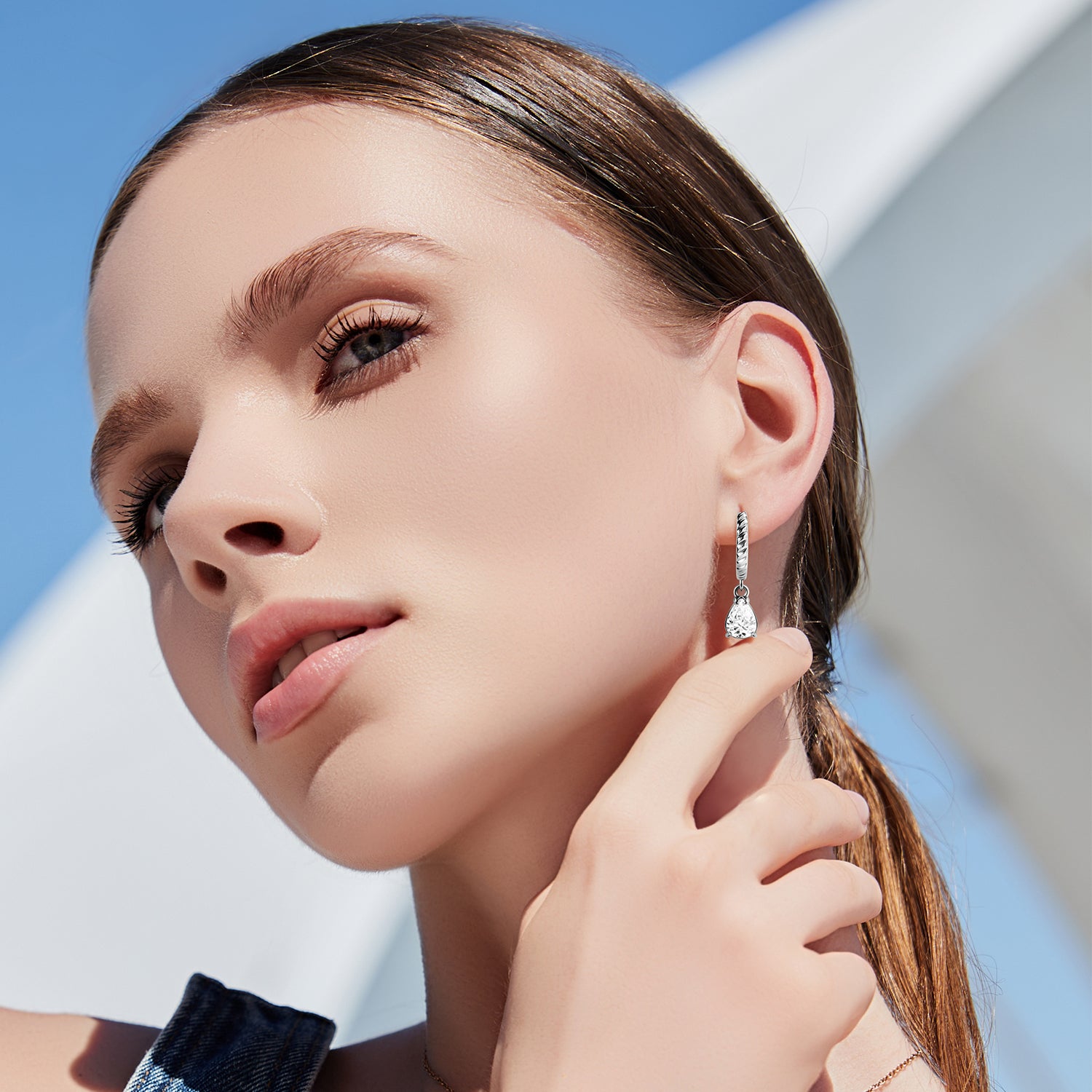 Boucles d'oreilles "Selena" en Argent