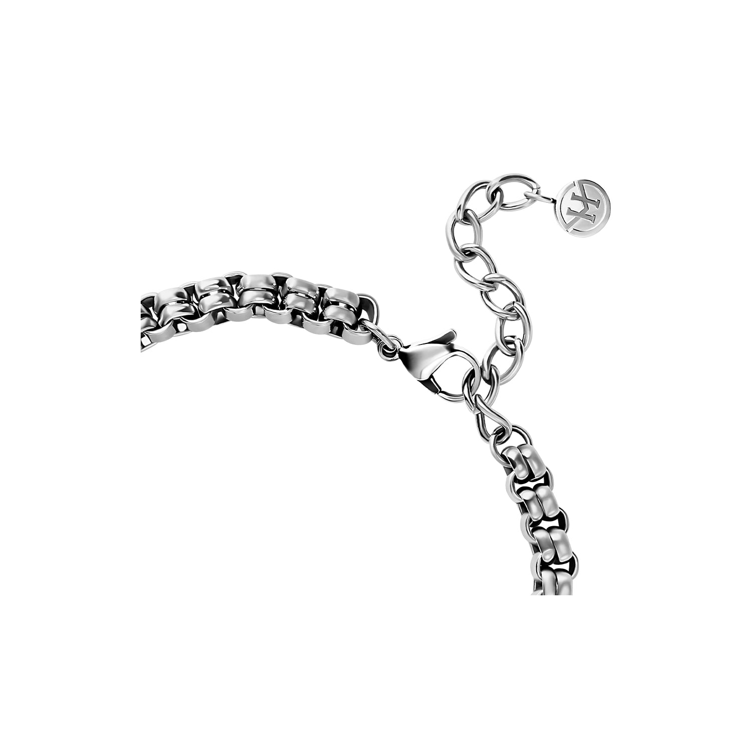 Minimalist Victoria Hyde silver bracelet for men. Timeless, lightweight elegance for casual or formal wear. Perfect understated accessory.