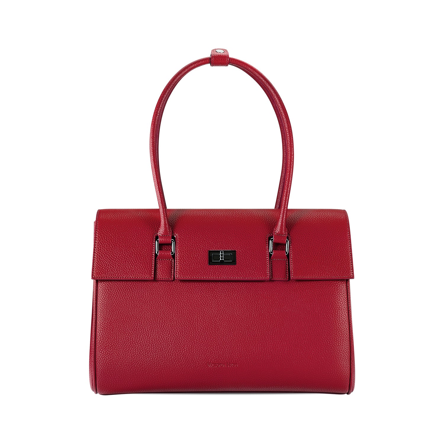 New Work Bag Jolene Garnet Red modern work bag sustainable tote bag with laptop compartment for women in business