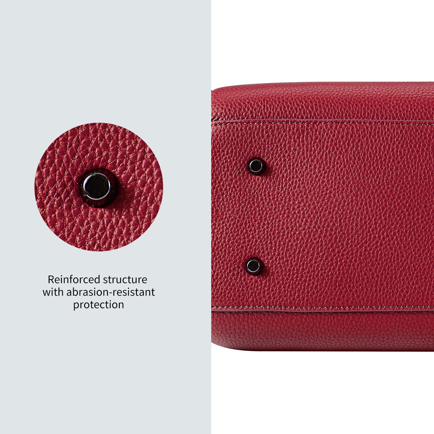 New Work Bag Jolene Garnet Red modern work bag sustainable tote bag with laptop compartment for women in business