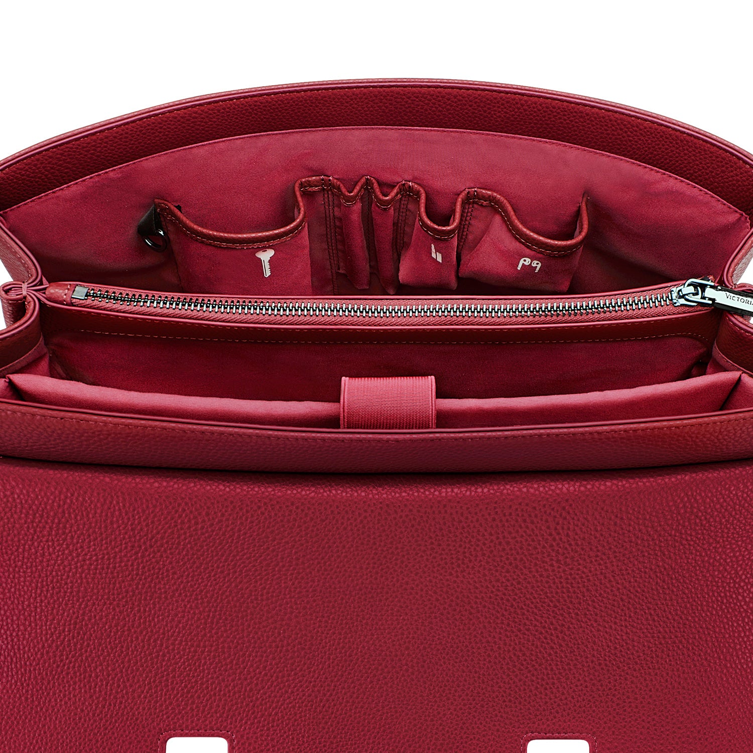 New Work Bag Jolene Garnet Red modern work bag sustainable tote bag with laptop compartment for women in business