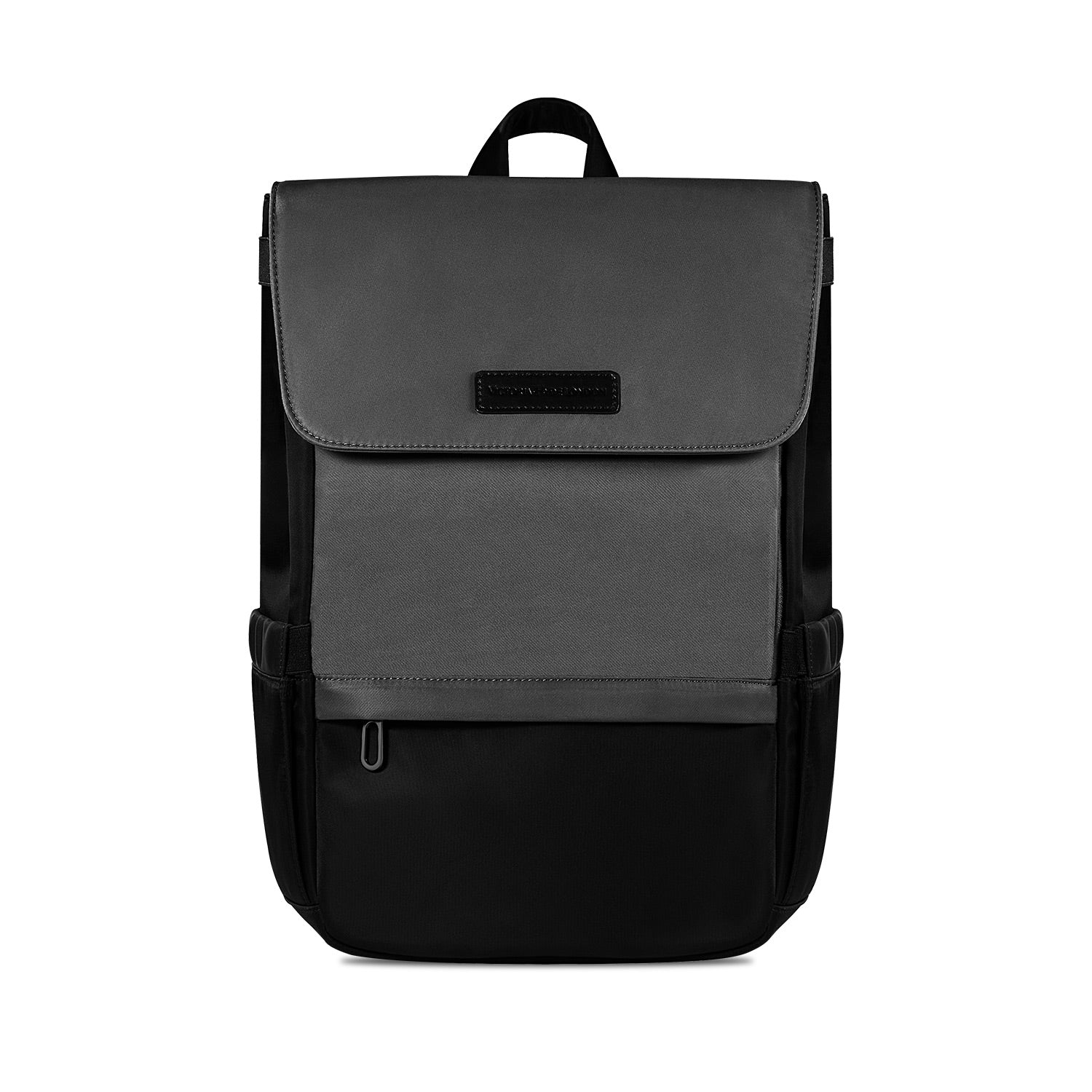 Victoria Hyde London Carlos work backpack – nylon, laptop compartment, organizer, silver hardware, 31x46x15 cm, 0.9 kg, for professionals.