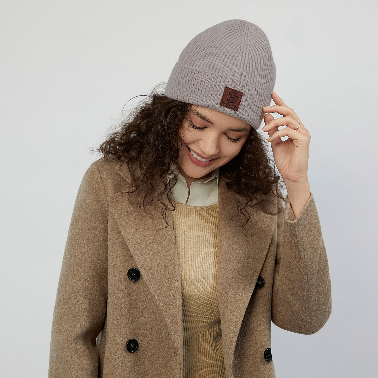 Wool hat Brendt in Oatmeal for women in business