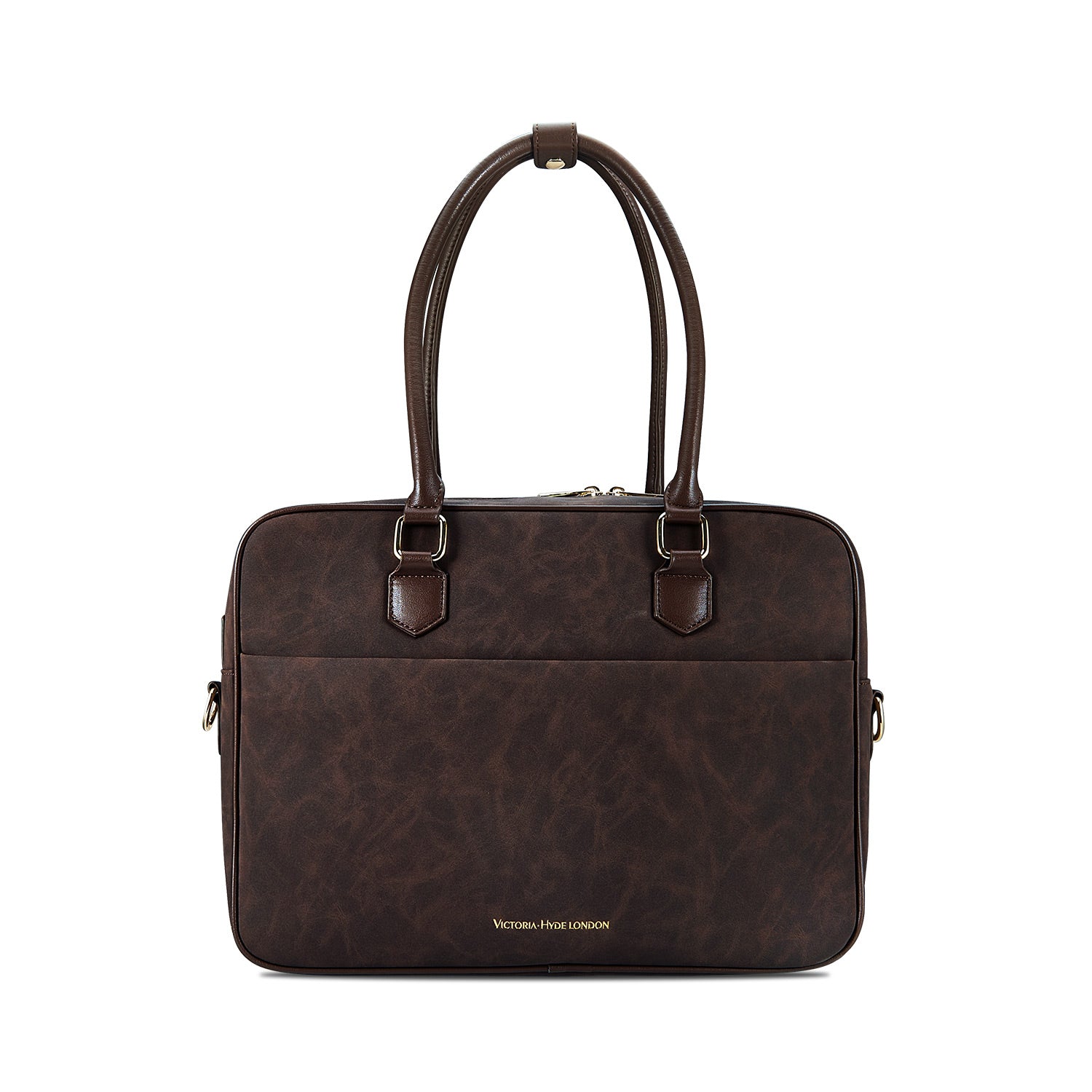 New Work Bag Margaret brown modern work bag sustainable tote bag with laptop compartment for women in business