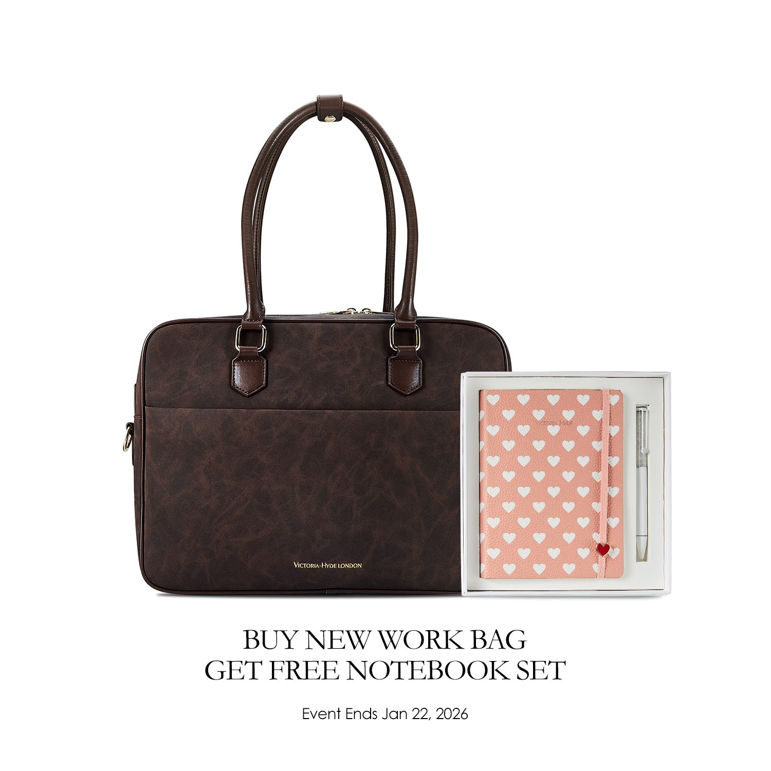 New Work Bag Margaret brown modern work bag sustainable tote bag with laptop compartment for women in business