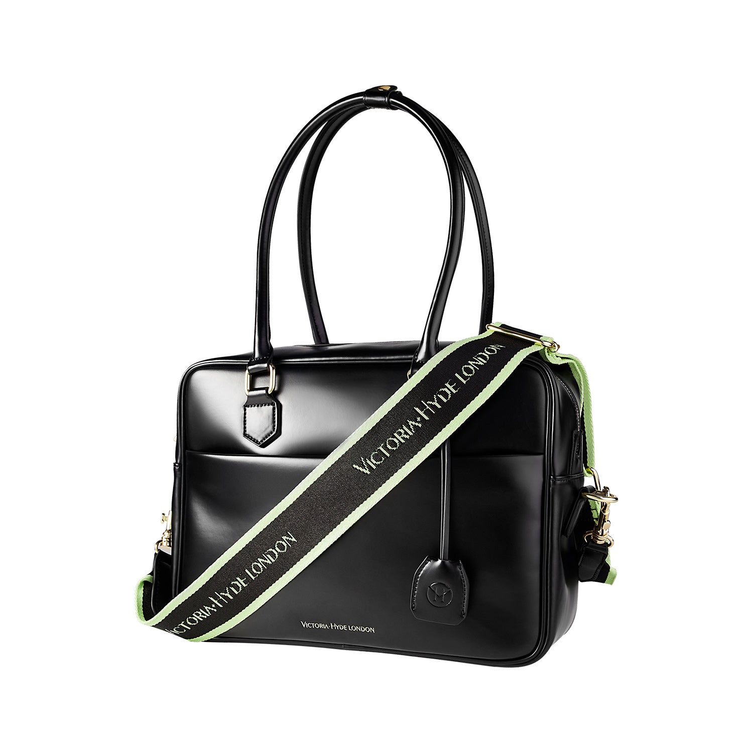 New Work Bag Margaret black modern work bag sustainable tote bag with laptop compartment for women in business