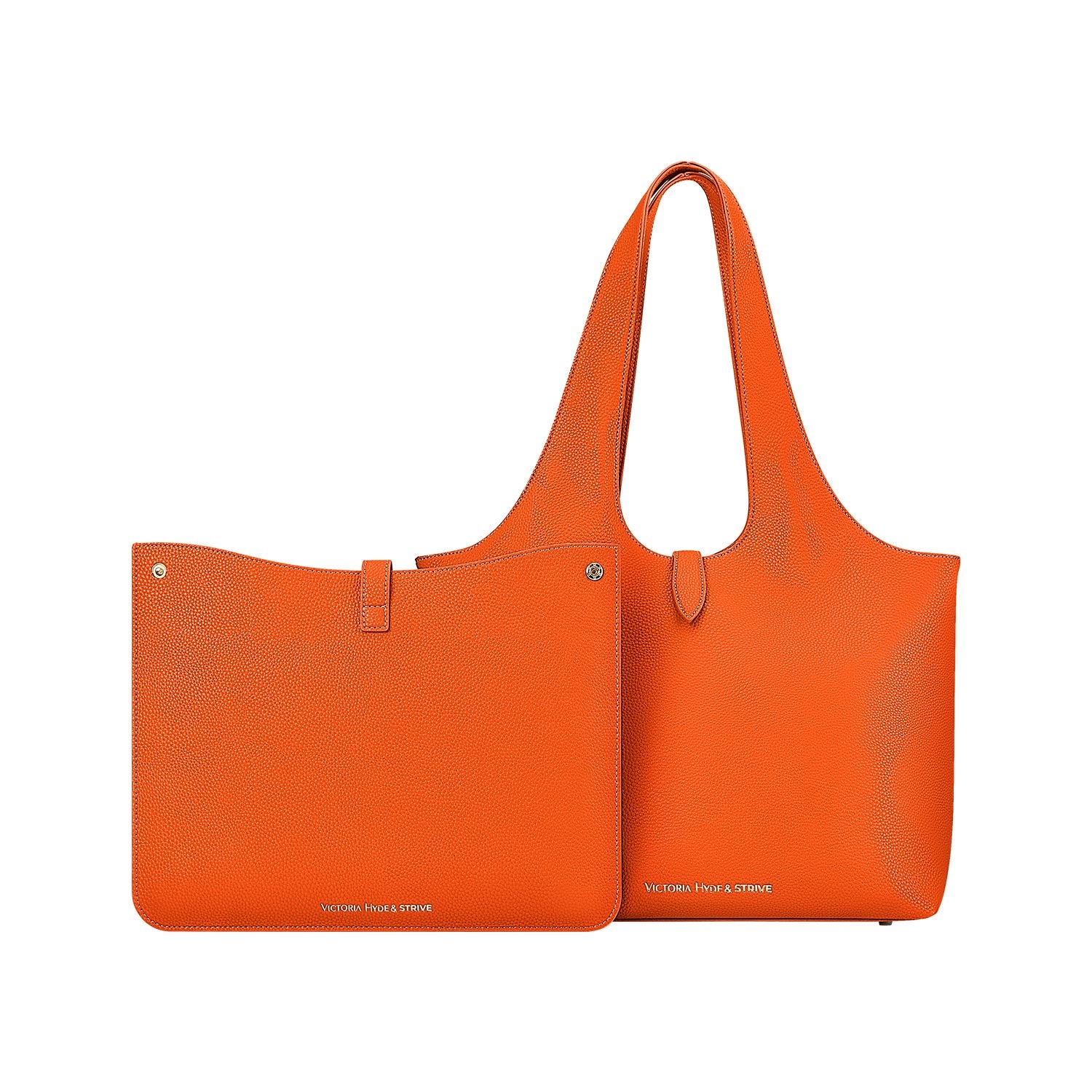 New Work Bag Strive Orange sustainable tote bag with laptop compartment for women in business