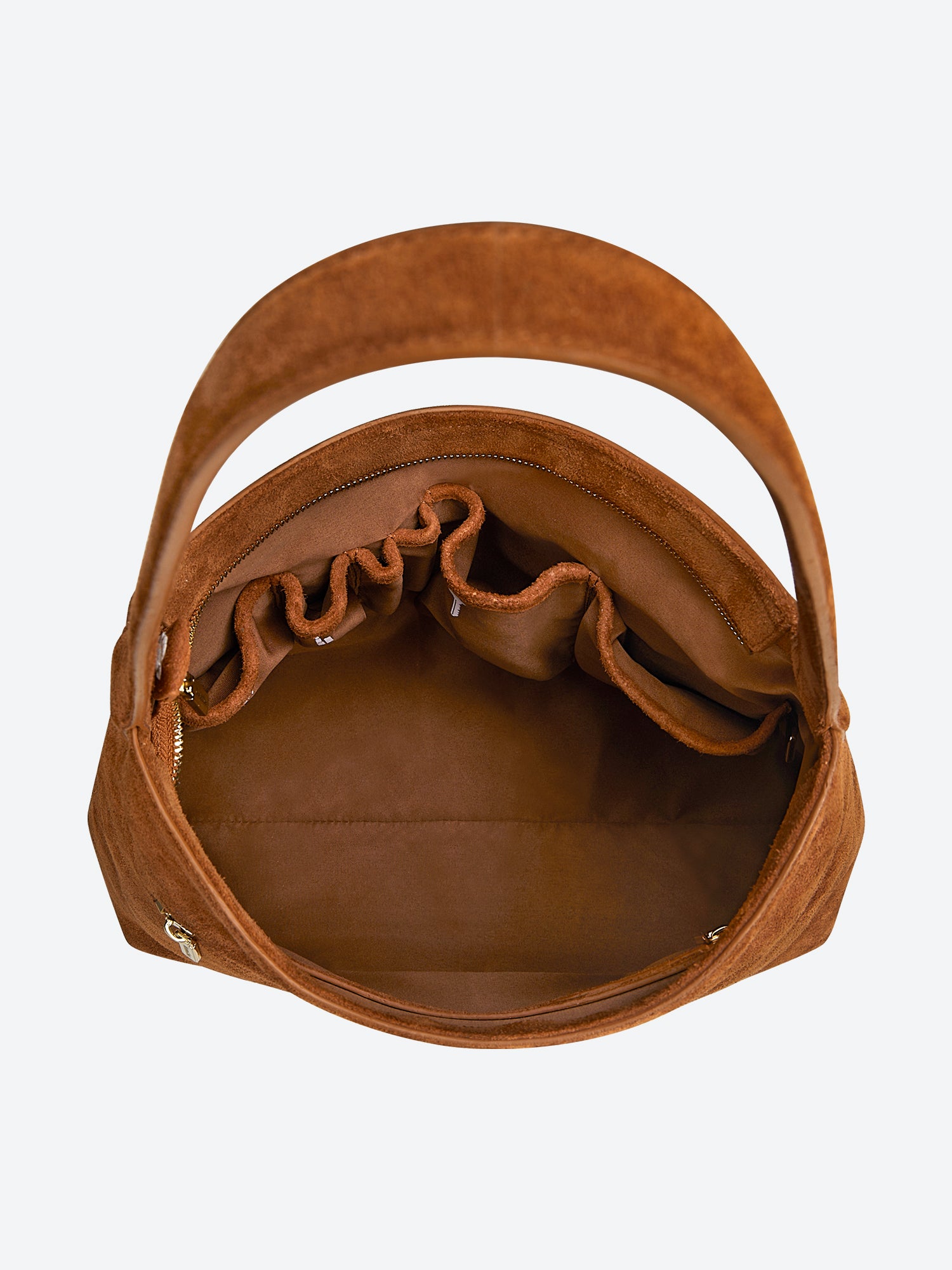 Victoria Hyde shoulder bag, split leather with recycled lining, multifunctional interior for phone, sunglasses, lipstick, keys, plus trolley strap and external zip pocket.