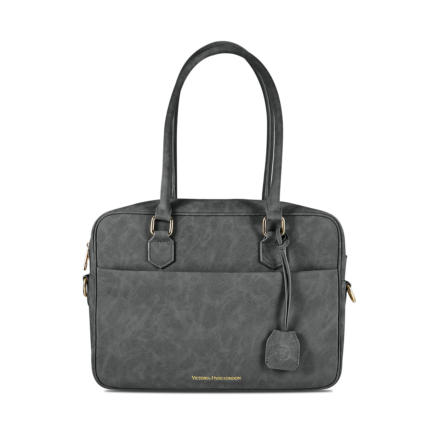 New Work Bag Margaret Grey modern work bag sustainable tote bag with laptop compartment for women in business