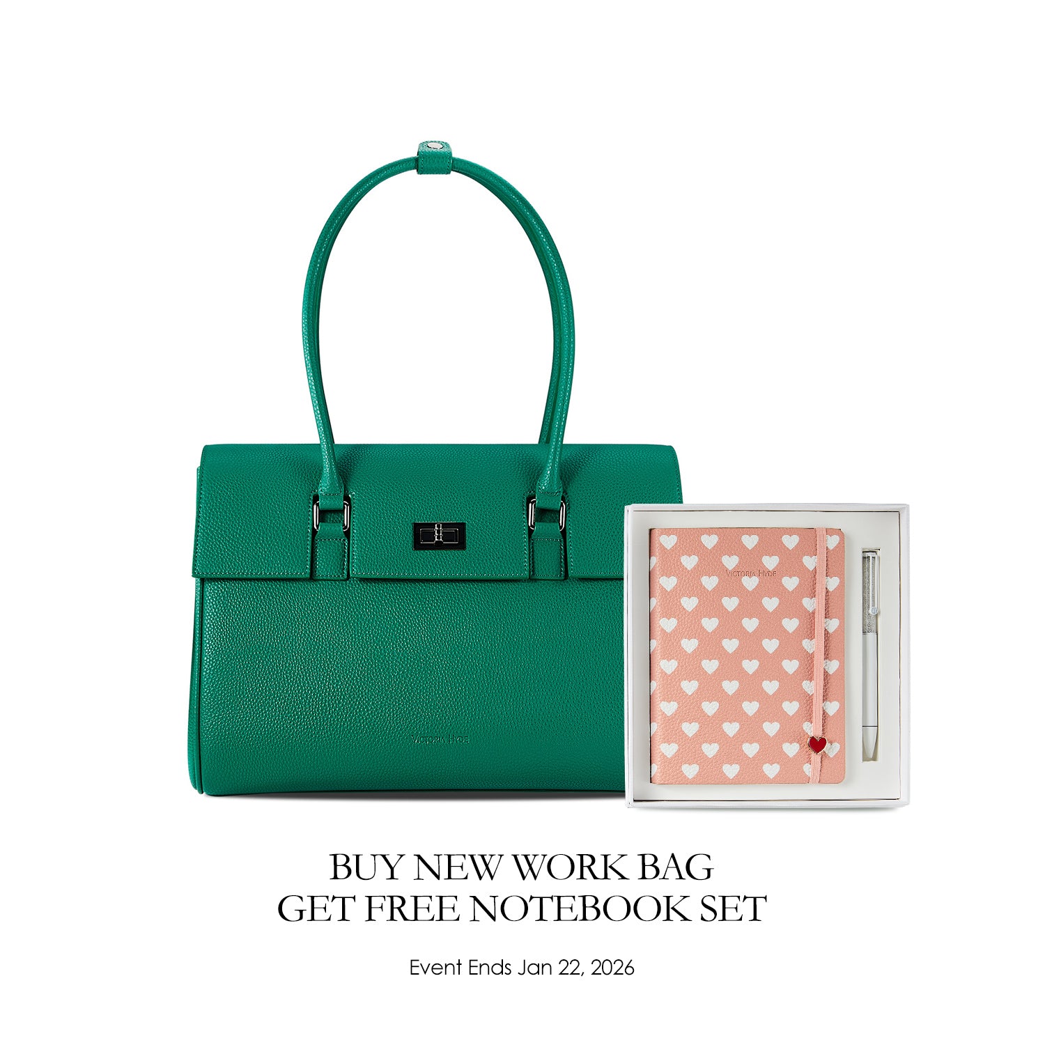 New Work Bag Jolene Green modern work bag sustainable tote bag with laptop compartment for women in business