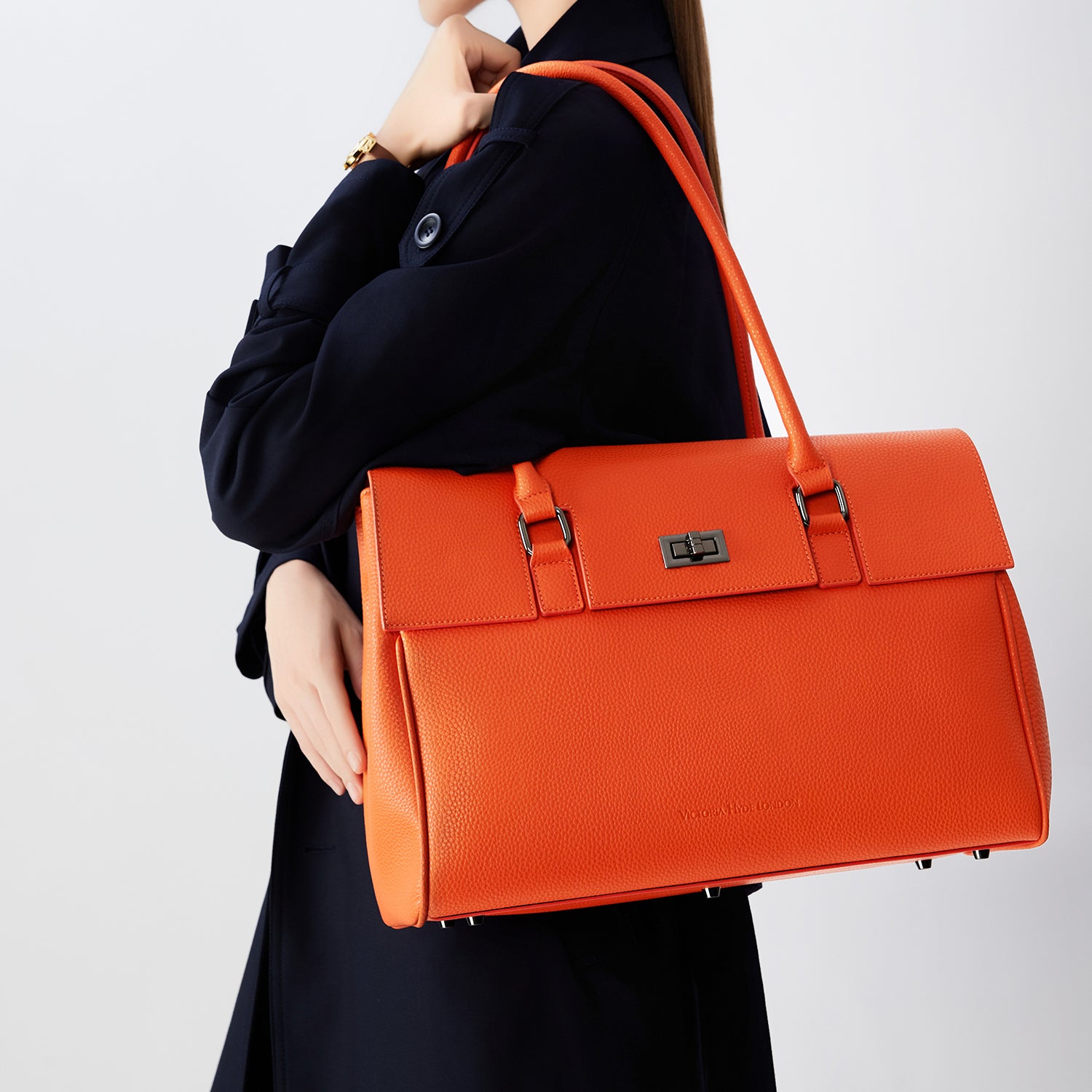 Business & Laptop handbag Jolene large orange – Victoria Hyde London