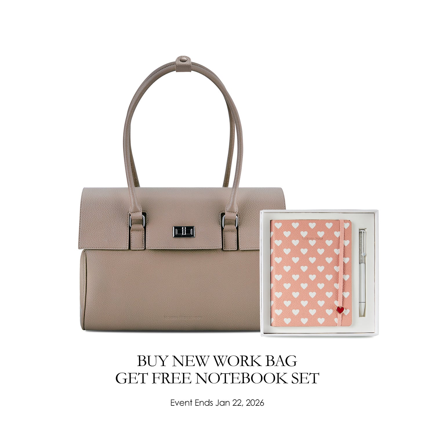 New Work Bag Jolene Nude modern work bag sustainable tote bag with laptop compartment for women in business