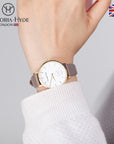 Golden Air watch in taupe