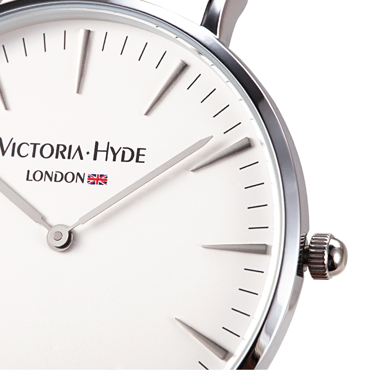 Metropolitan Modern watch in silver and white