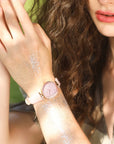 Victoria Hyde, VH30091, Armbanduhr Pearl, Rosanes Armband, Rosegoldenes Gehäuse, Damenuhr, Armbanduhr, Modelbild-2