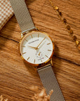 Geschenkset Metropolitan Time Silber Gold