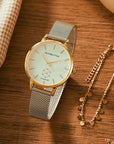 Geschenkset Metropolitan Time Silber Gold